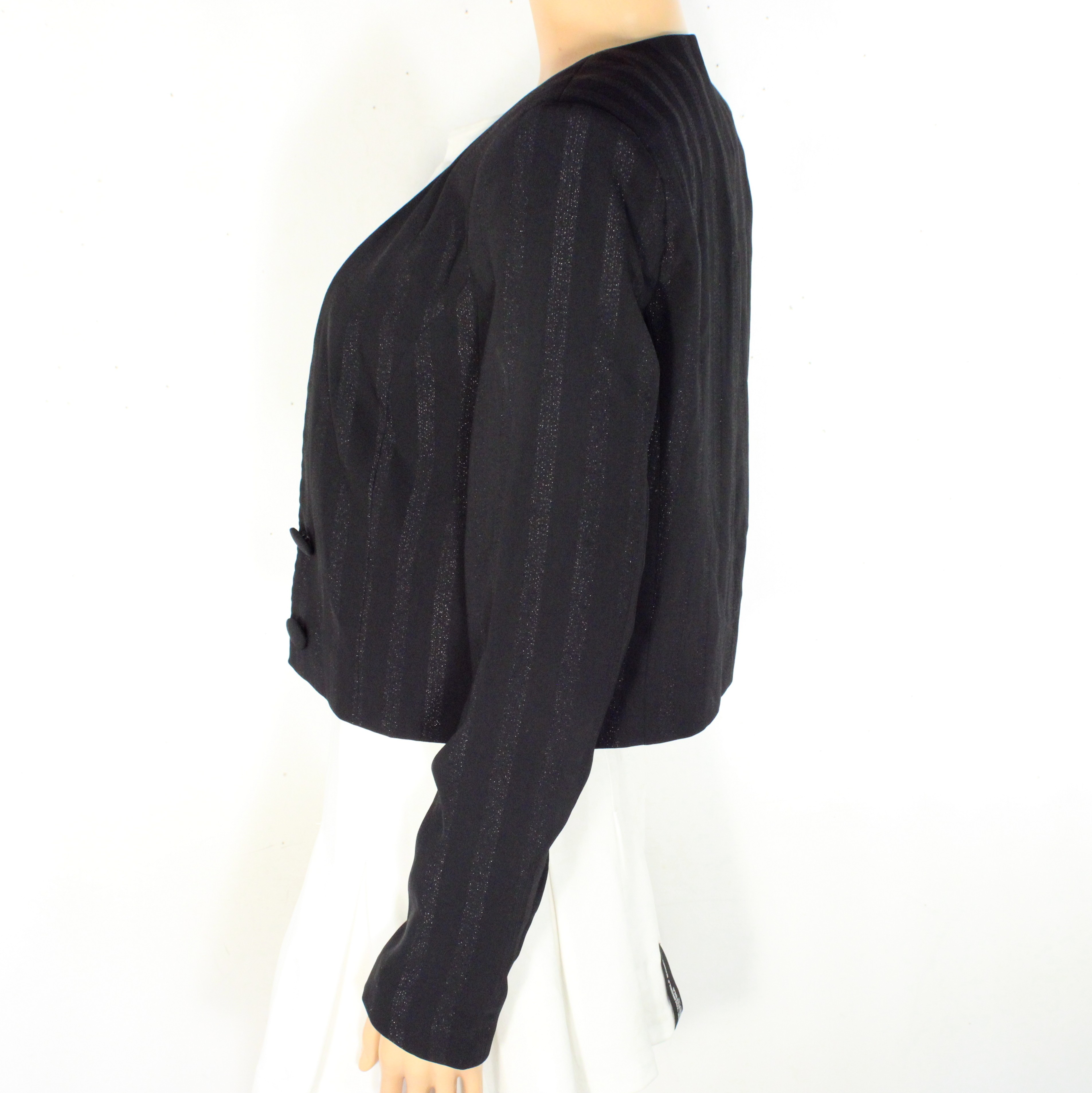 Veste Femme De Soirée Noire NAF NAF Taille 34 Très bon état - Vue 3 - 